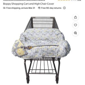 Boppy Shopping Cart and High Chair Cover